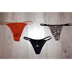 Lot of String Thong Panties Size Extra Small / Small Victoria's Secret Aerie